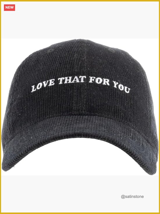 Corduroy Baseball Cap, Adjustable Embroidered Hat, One Size Fits Most main image 7